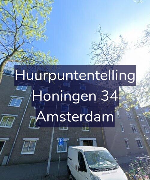 Foto gevel Huurpuntentelling voor Honingen 34, Amsterdam