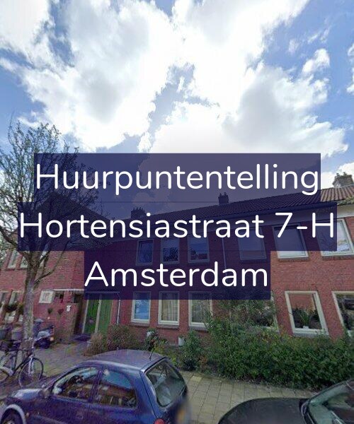 Foto gevel Huurpuntentelling voor Hortensiastraat 7-H, Amsterdam