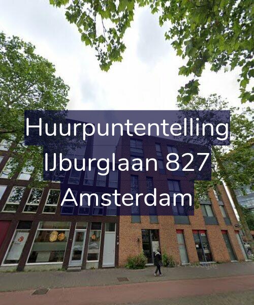 Foto gevel Huurpuntentelling voor IJburglaan 827, Amsterdam