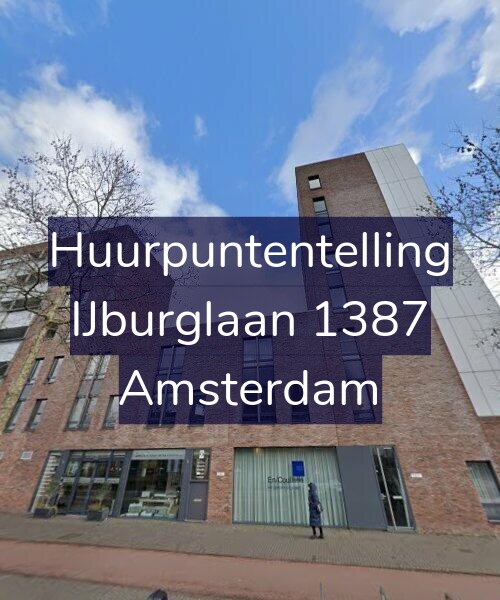 Foto gevel Huurpuntentelling voor IJburglaan 1387, Amsterdam
