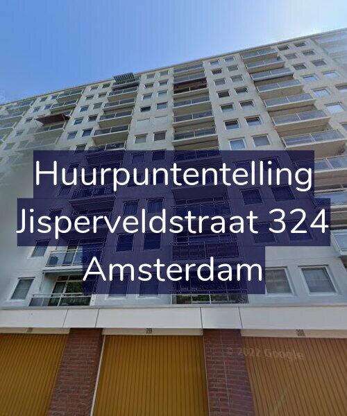 Foto gevel Huurpuntentelling voor Jisperveldstraat 324, Amsterdam