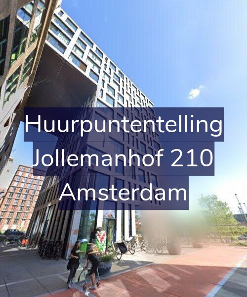 Foto gevel Huurpuntentelling voor Jollemanhof 210, Amsterdam