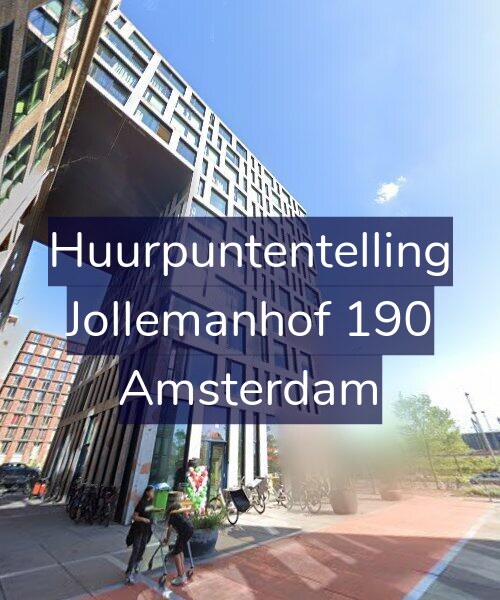 Foto gevel Huurpuntentelling voor Jollemanhof 190, Amsterdam