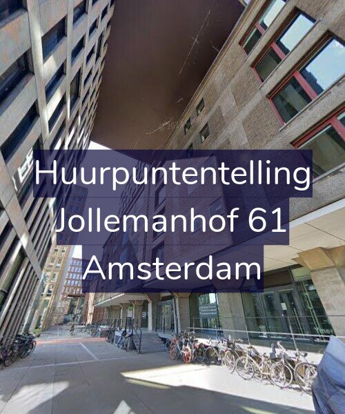 Foto gevel Huurpuntentelling voor Jollemanhof 61, Amsterdam