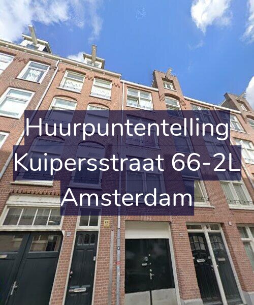 Foto gevel Huurpuntentelling voor Kuipersstraat 66-2L, Amsterdam