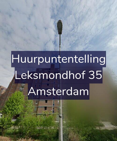 Foto gevel Huurpuntentelling voor Leksmondhof 35, Amsterdam