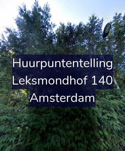 Foto gevel Huurpuntentelling voor Leksmondhof 140, Amsterdam