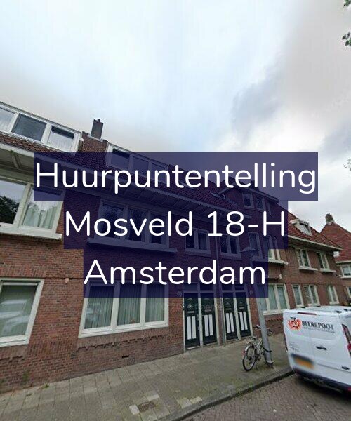 Foto gevel Huurpuntentelling voor Mosveld 18-H, Amsterdam