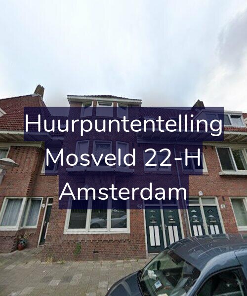 Foto gevel Huurpuntentelling voor Mosveld 22-H, Amsterdam