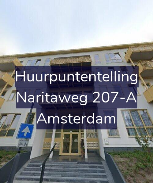 Foto gevel Huurpuntentelling voor Naritaweg 207-A, Amsterdam