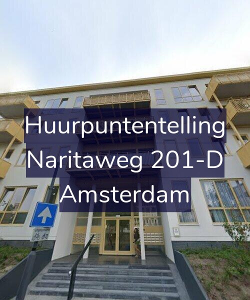 Foto gevel Huurpuntentelling voor Naritaweg 201-D, Amsterdam