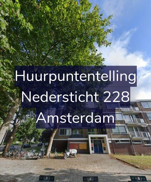 Foto gevel Huurpuntentelling voor Nedersticht 228, Amsterdam