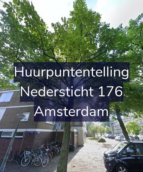 Foto gevel Huurpuntentelling voor Nedersticht 176, Amsterdam