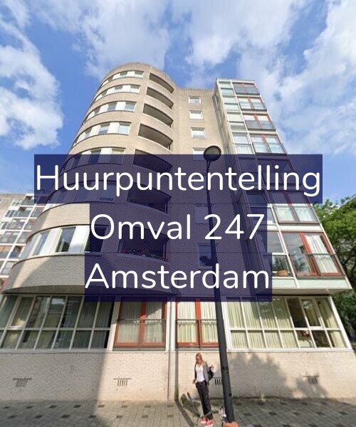 Foto gevel Huurpuntentelling voor Omval 247, Amsterdam