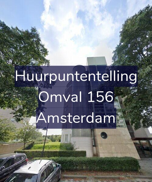 Foto gevel Huurpuntentelling voor Omval 156, Amsterdam