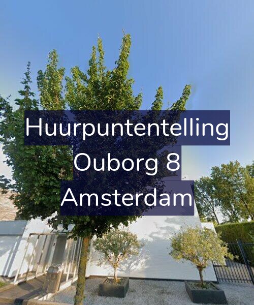 Foto gevel Huurpuntentelling voor Ouborg 8, Amsterdam