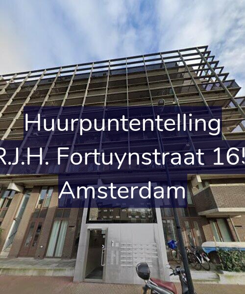 Foto gevel Huurpuntentelling voor R.J.H. Fortuynstraat 165, Amsterdam