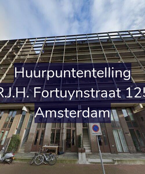 Foto gevel Huurpuntentelling voor R.J.H. Fortuynstraat 125, Amsterdam