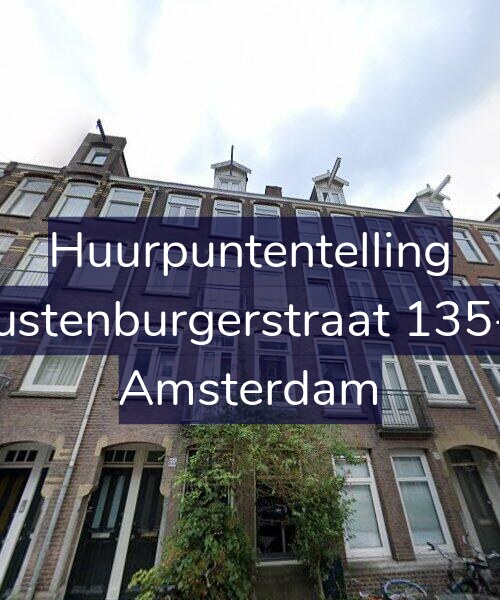 Foto gevel Huurpuntentelling voor Rustenburgerstraat 135-3, Amsterdam