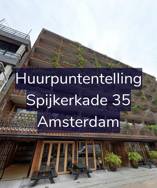 Foto gevel Huurpuntentelling voor Spijkerkade 35, Amsterdam