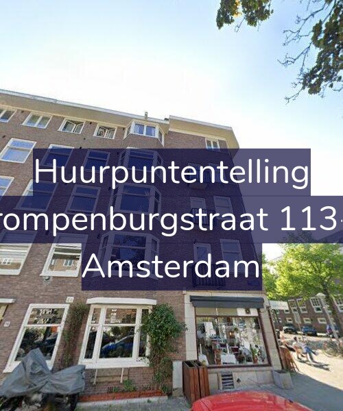Foto gevel Huurpuntentelling voor Trompenburgstraat 113-3, Amsterdam