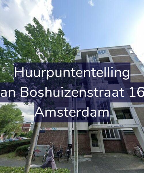 Foto gevel Huurpuntentelling voor Van Boshuizenstraat 165, Amsterdam