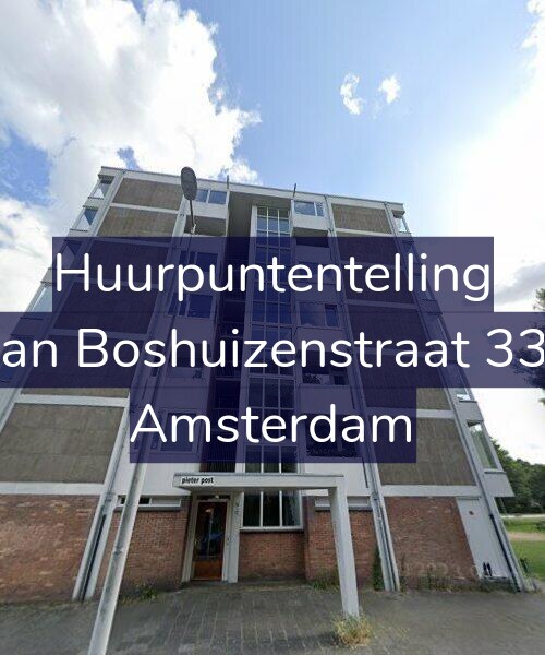 Foto gevel Huurpuntentelling voor Van Boshuizenstraat 331, Amsterdam