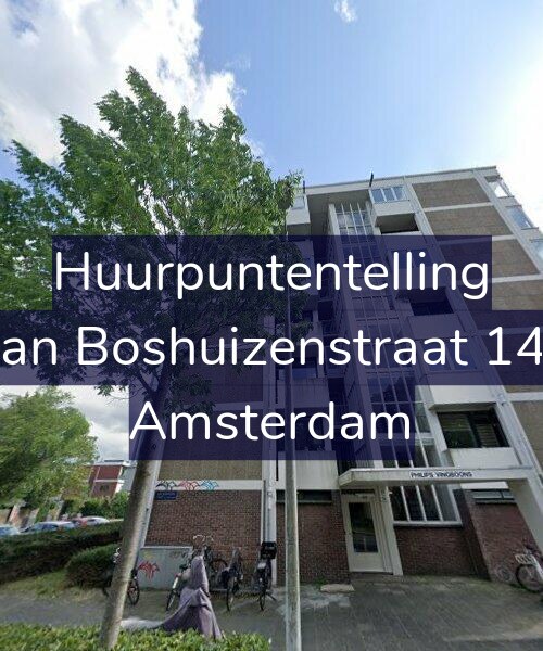 Foto gevel Huurpuntentelling voor Van Boshuizenstraat 149, Amsterdam