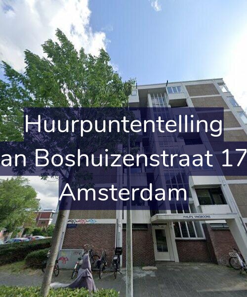 Foto gevel Huurpuntentelling voor Van Boshuizenstraat 179, Amsterdam