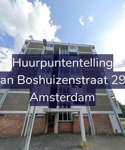 Foto gevel Huurpuntentelling voor Van Boshuizenstraat 293, Amsterdam