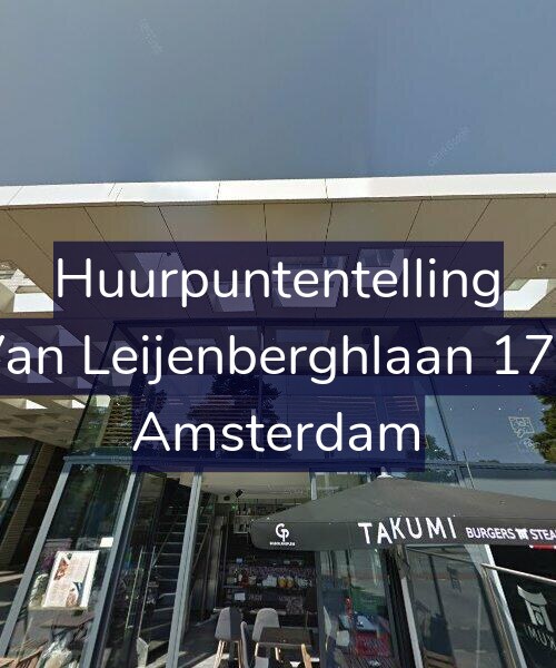 Foto gevel Huurpuntentelling voor Van Leijenberghlaan 170, Amsterdam