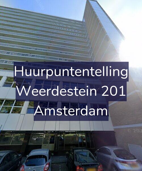 Foto gevel Huurpuntentelling voor Weerdestein 201, Amsterdam