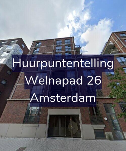 Foto gevel Huurpuntentelling voor Welnapad 26, Amsterdam