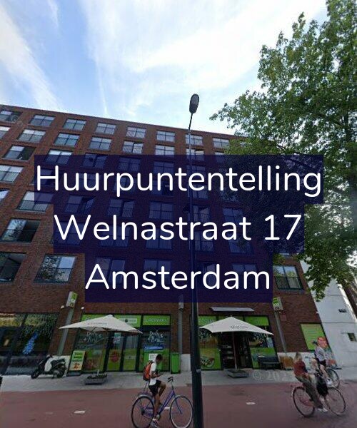 Foto gevel Huurpuntentelling voor Welnastraat 17, Amsterdam