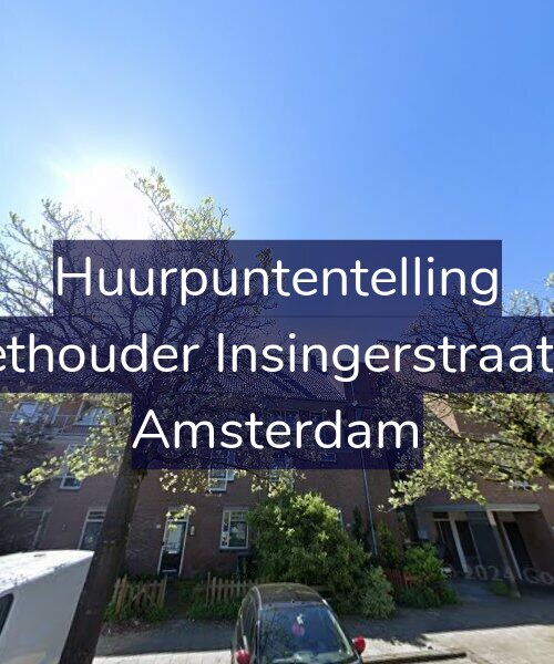 Foto gevel Huurpuntentelling voor Wethouder Insingerstraat 33, Amsterdam