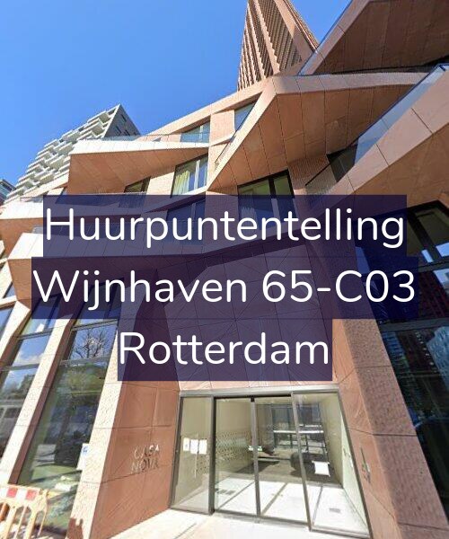 Foto gevel Huurpuntentelling voor Wijnhaven 65-C03, Rotterdam